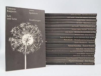 20 verschiedene Bücher Reihe Spektrum Verlag Volk und Welt, Konvolut, Bundle