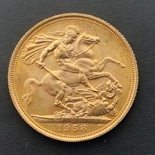 1958 Gold Sovereign
