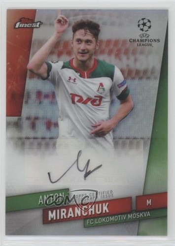 2019-20 Topps Finest UCL Finest Auto Anton Miranchuk #FA-AMI Auto