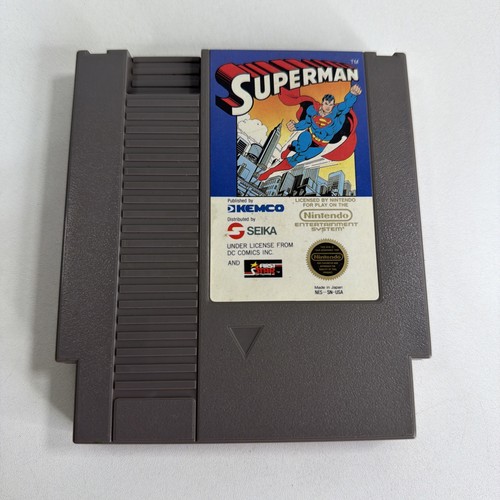 Superman (Nintendo NES, 1988) Cartridge Only Tested