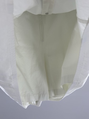 Kate Hill Petite Skort donna 14P (vita 32 pollici) avorio, cotone twill bottoni a pressione davanti - Foto 7 di 12