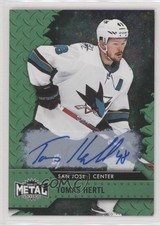 2020-21 Skybox Metal Universe Green Auto 2/10 Tomas Hertl #48 Auto um0
