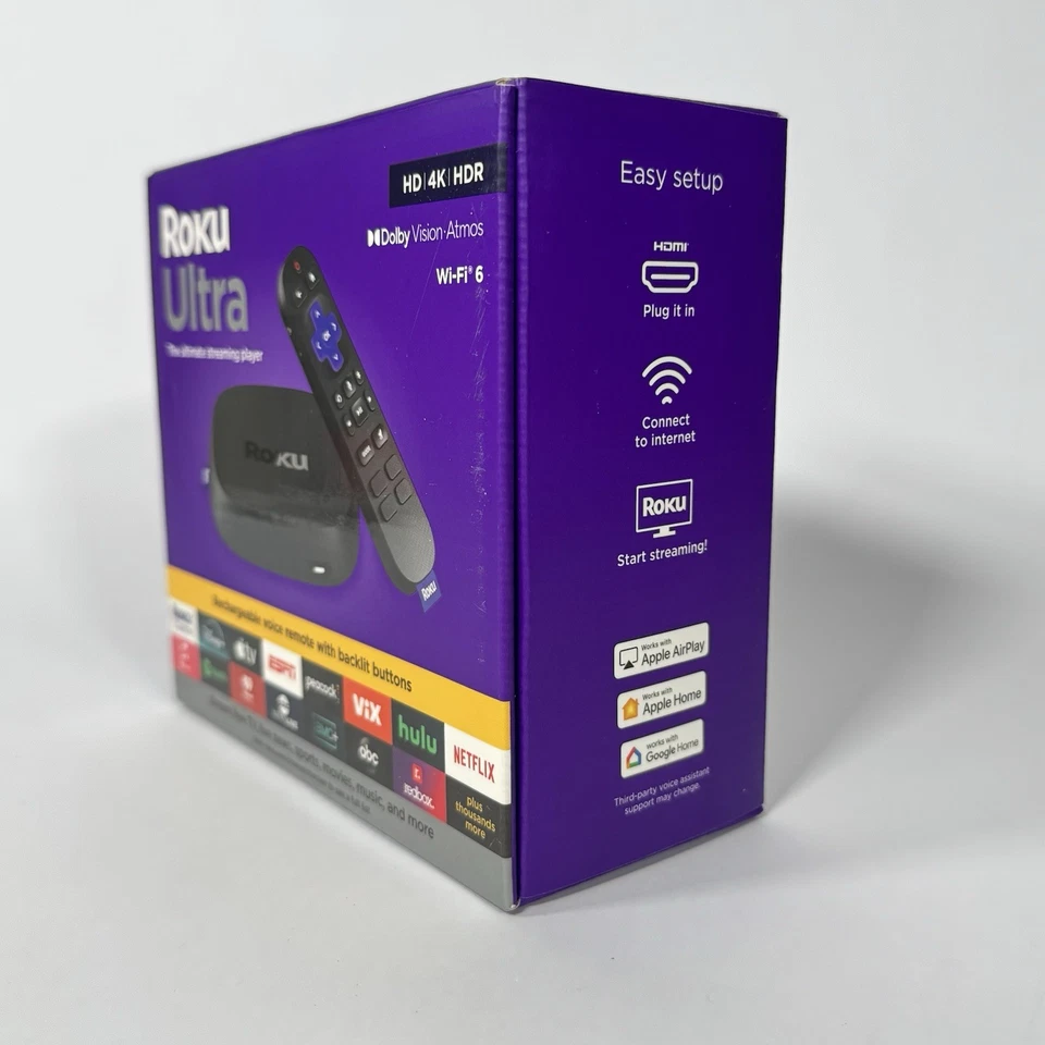 Dispositivo de transmisión Roku Ultra 2024 Ultimate 4K con HDR10+, Dolby Vision Atmos Foto 4 de 4