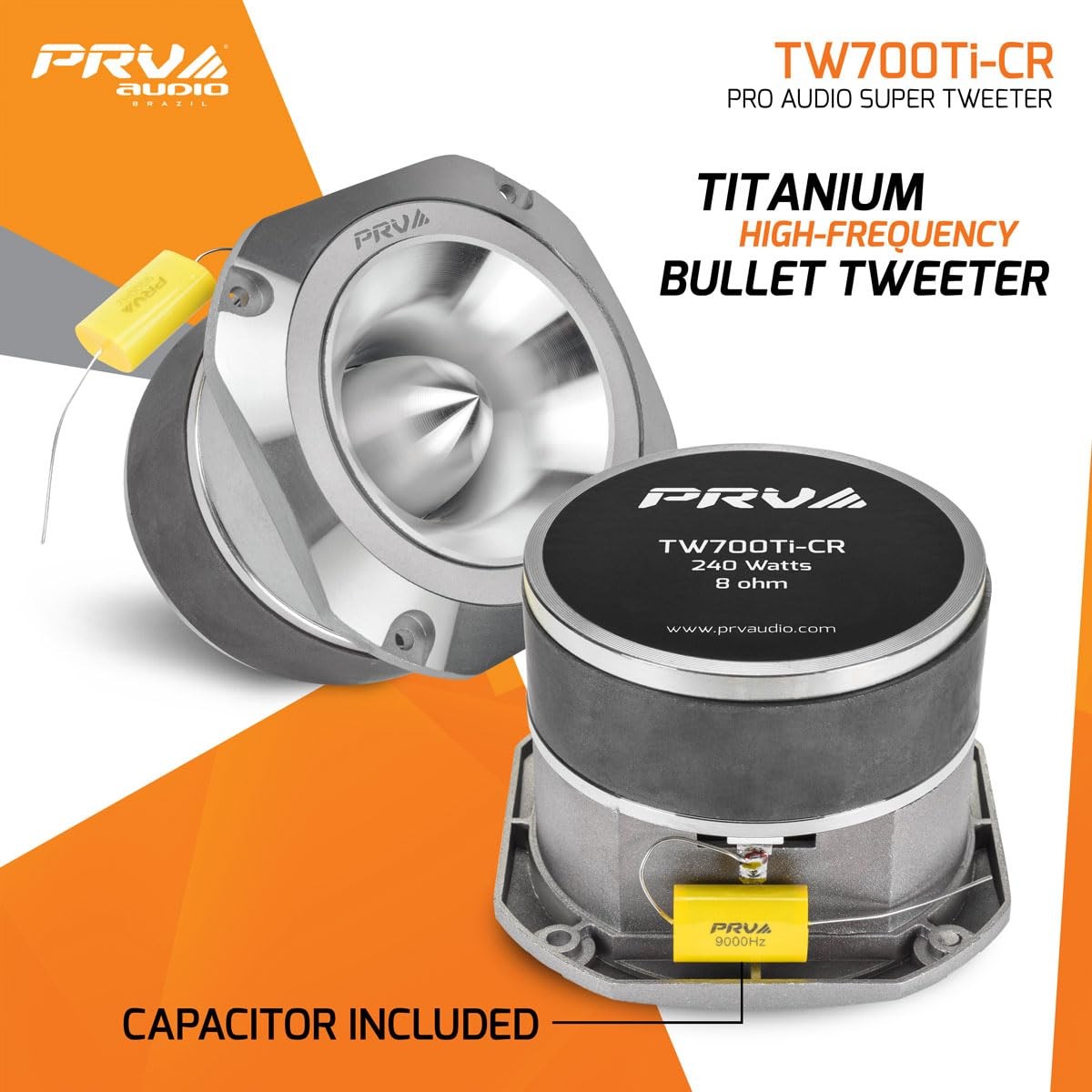 PRV AUDIO TW700Ti-CR Super Tweeter, 4