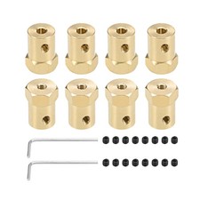 Hex Coupler 4mm Bore Motor Hex Brass Shaft Co...