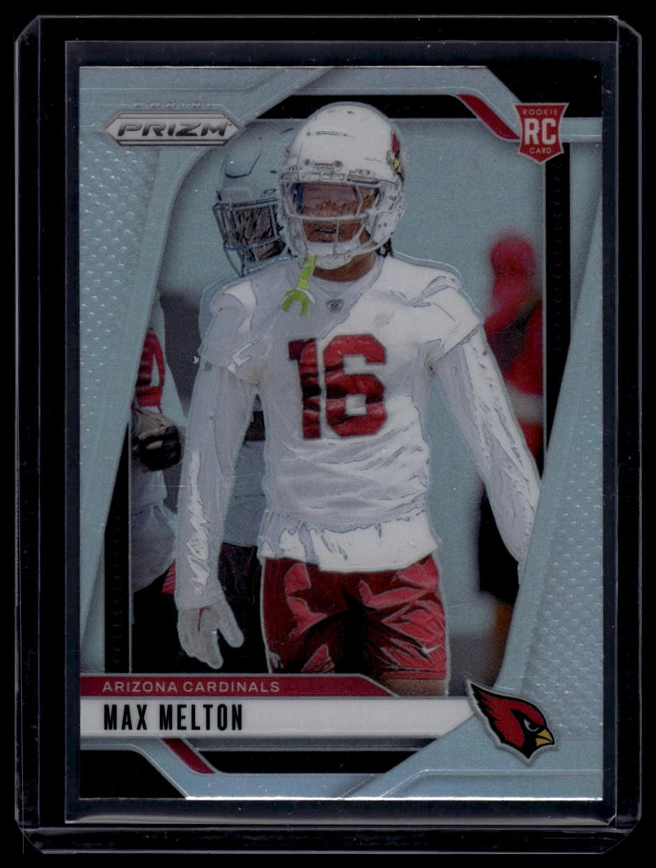 Max Melton 2024 Panini Prizm #376 Silver Rookie