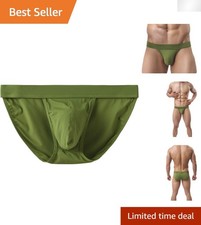 Men's Briefs Low Rise Bikini Underwear Bulge Enhancing
