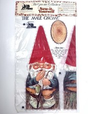 Rien Poortvliet MALE GNOME Collection Sewing Pattern Pillow Kit Toy Works 1979