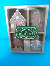 2025 Target Bullseye 4pc Mini Gingerbread Collectible Christmas Set NEW