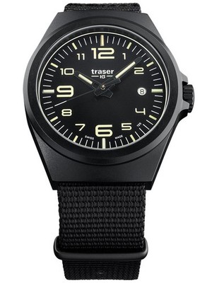 Traser H3 108218 P59 Esssential M Black Herrenuhr 42mm 10ATM