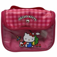 Hello Kitty Makeup Tote Bag Cosmetic Bag Hanging Toiletry Travel Bag Ships USA