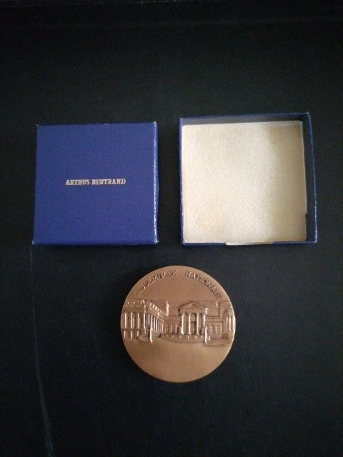 MEDAILLE ancienne en Bronze, VOILE REGATES par HAFFNER - FRAISSE pour