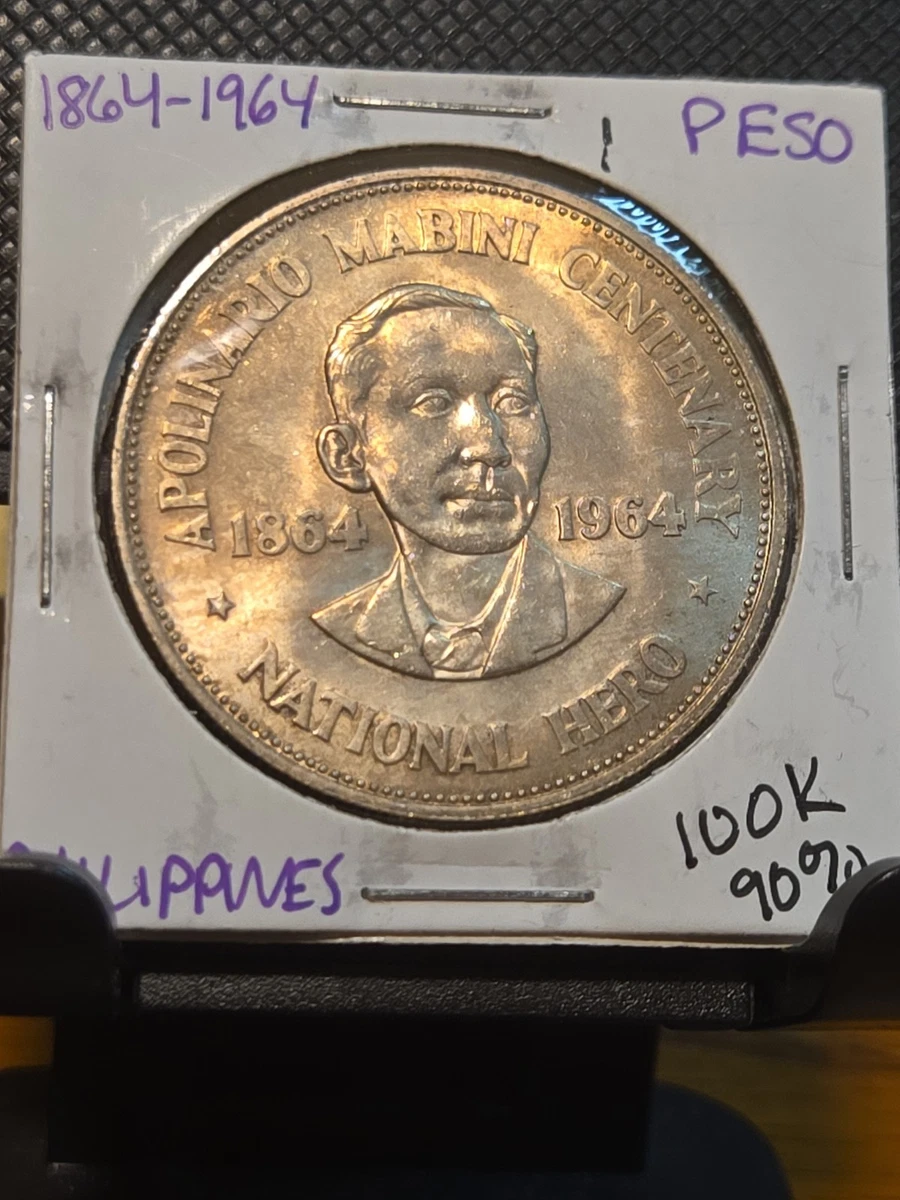 Silver 1964 Republic of the Philippines Coins (1946-Now) for sale