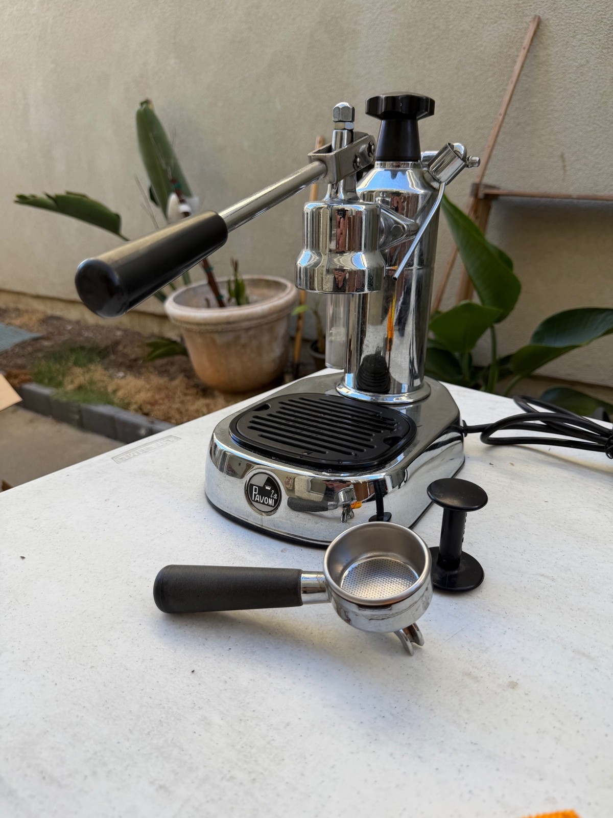 La Pavoni Europiccola Millennium Series 8-Cup Manual Espresso Machine Chrome