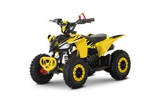 Mini Quad Bambino 49cc 50cc  Storm Beneo Furios Hiro Miniquad GIALLO  3/7 anni