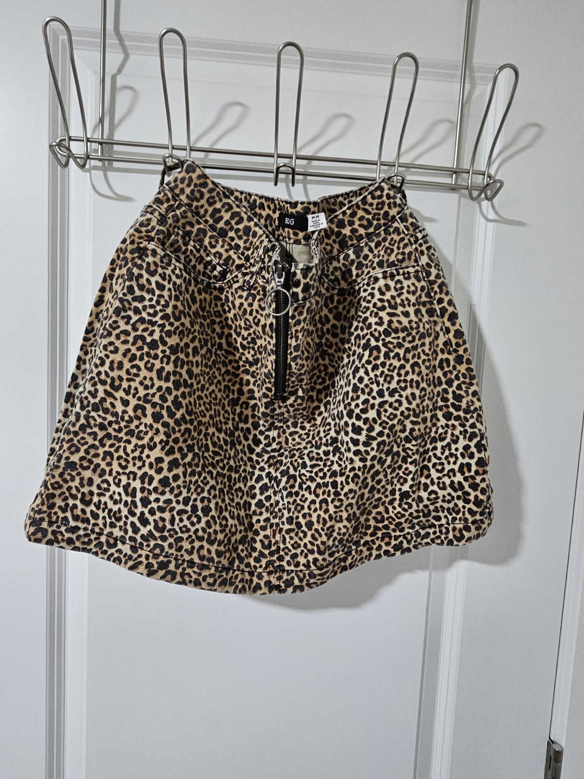BDG Cheetah Print Mini Skirt Medium