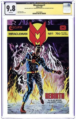Miracleman 1B Blue Variant CGC 9.8 JSA 1985 4507729002