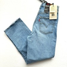  NWT Levi's Women's 26x27 High Rise Ribcage Straight Distressed Ankle Jeans