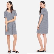 Everlane Cotton Striped Tee Dress Size Small