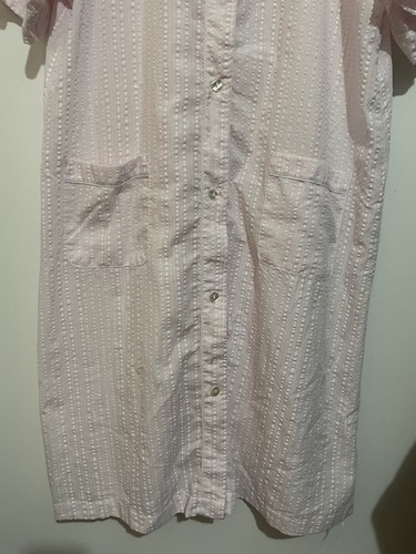 Givoni Size M Women’s Nightie Pink Sleepwear Short Sleeve Button Casual - Picture 3 of 12