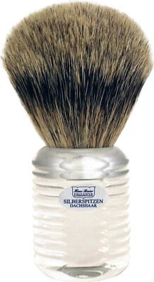 HANS BAIER EXCLUSIVE Rasierpinsel Acryl Silberspitz Dachshaar - verschiedene Größen - Hans Baier
