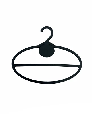 MY SHOPFITTINGS LTD Ellipse Pashmina Scarf Hangers Display Shawl TieHolder Belt Ring Organiser Black