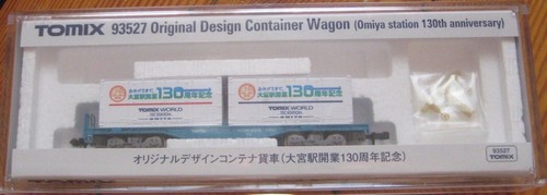TOMIX 93527 N Scale Gauge Train WAGON CONTAINER STATION OMIYA 130th Anniversary | Zustand: Neuf