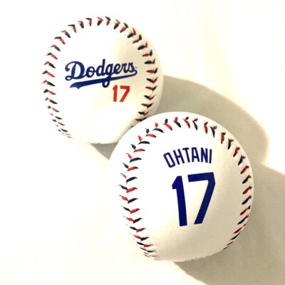 Shohei Ohtani #17 Los Angeles Replica Ball with black/red