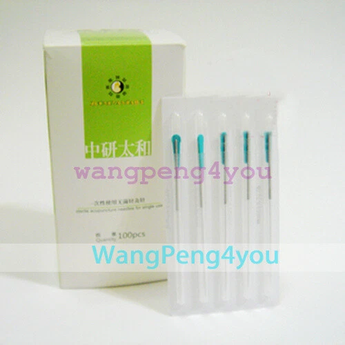 Single Use100pc/box Acupuncture TCM Neeedle with guide tube ZhongYanTaiHe
