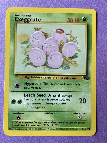 Exeggcute Common #52/64 - Jungle | - Pokémon Kort