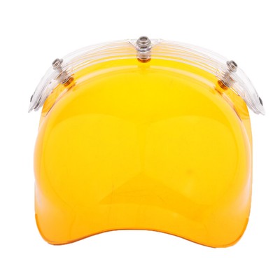 Motorrad 3 Snap Bubble Shield für Biltwell 3/4 Bonanza & andere Helme