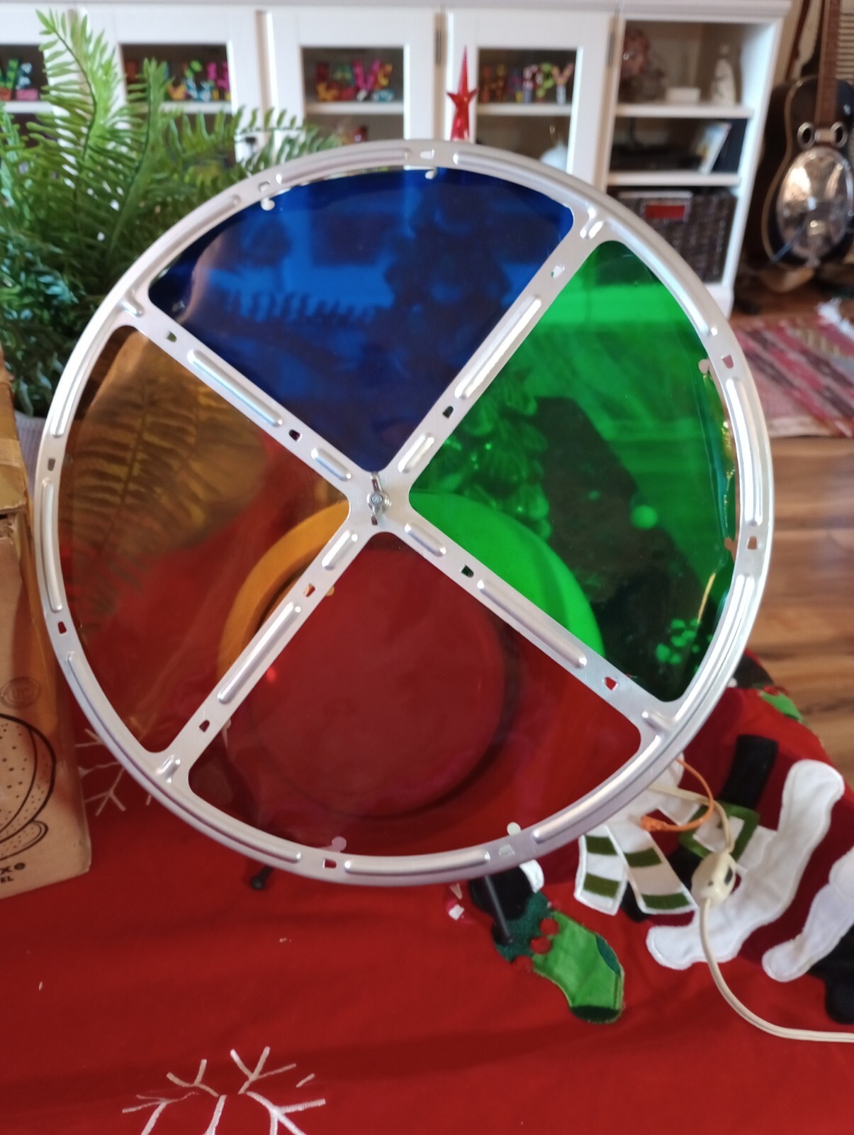 VINTAGE ALUMINUM CHRISTMAS TREE COLOR WHEEL eBay