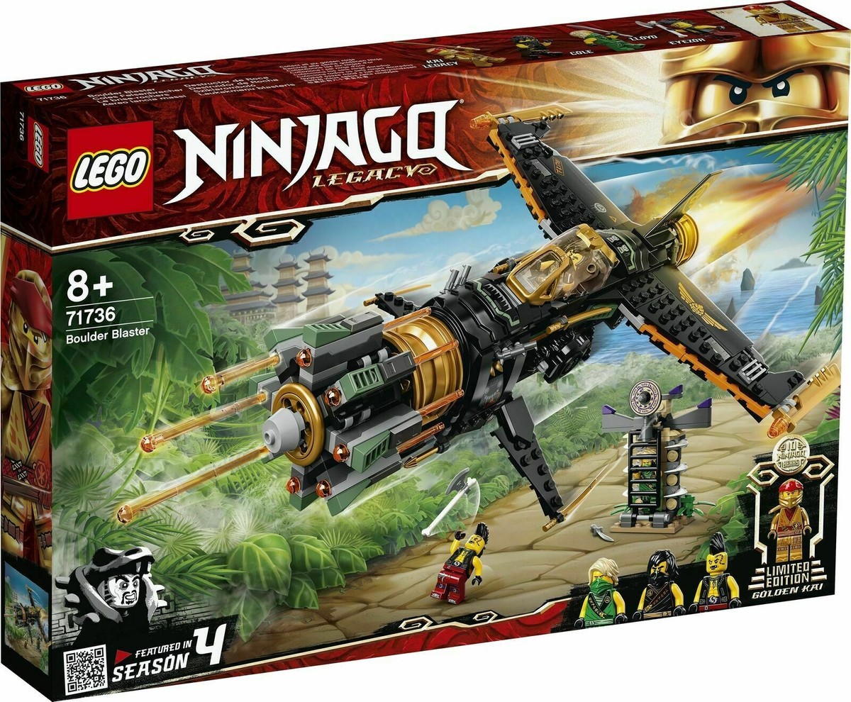 え LEGO® NINJAGO® 71736 Coles Felsenbrecher mit Golden Kai Legacy NEU