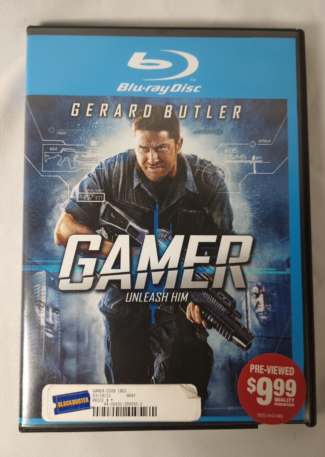 Gamer Who's Playing You Gerard Butler Movie Promo Poster B