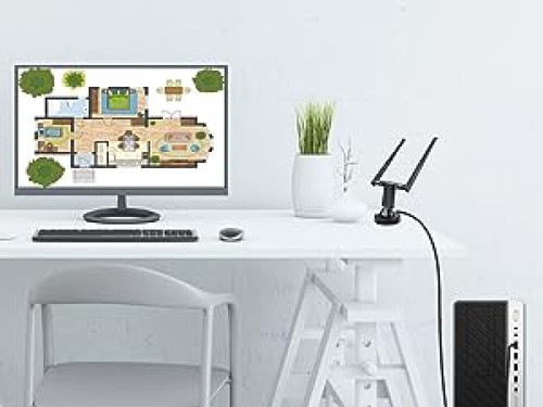 1200 Mbps WLAN Stick Dual Band 2.4GHz / 5GHz WIFI Dongle USB Wireless Adapter. - Bild 7 von 13