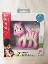 infantino zebra teether
