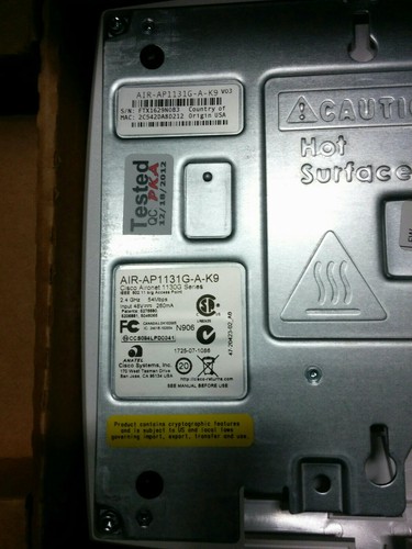 Cisco Aironet 1131G Wireless Access Point AIR-AP1131G-A-K9 with Cisco box. - Picture 9 of 9