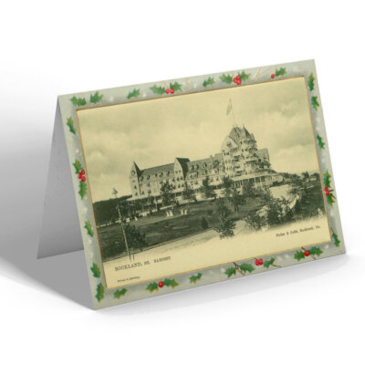 WEIHNACHTSKARTE Vintage Maine USA - Rockland. Samoset