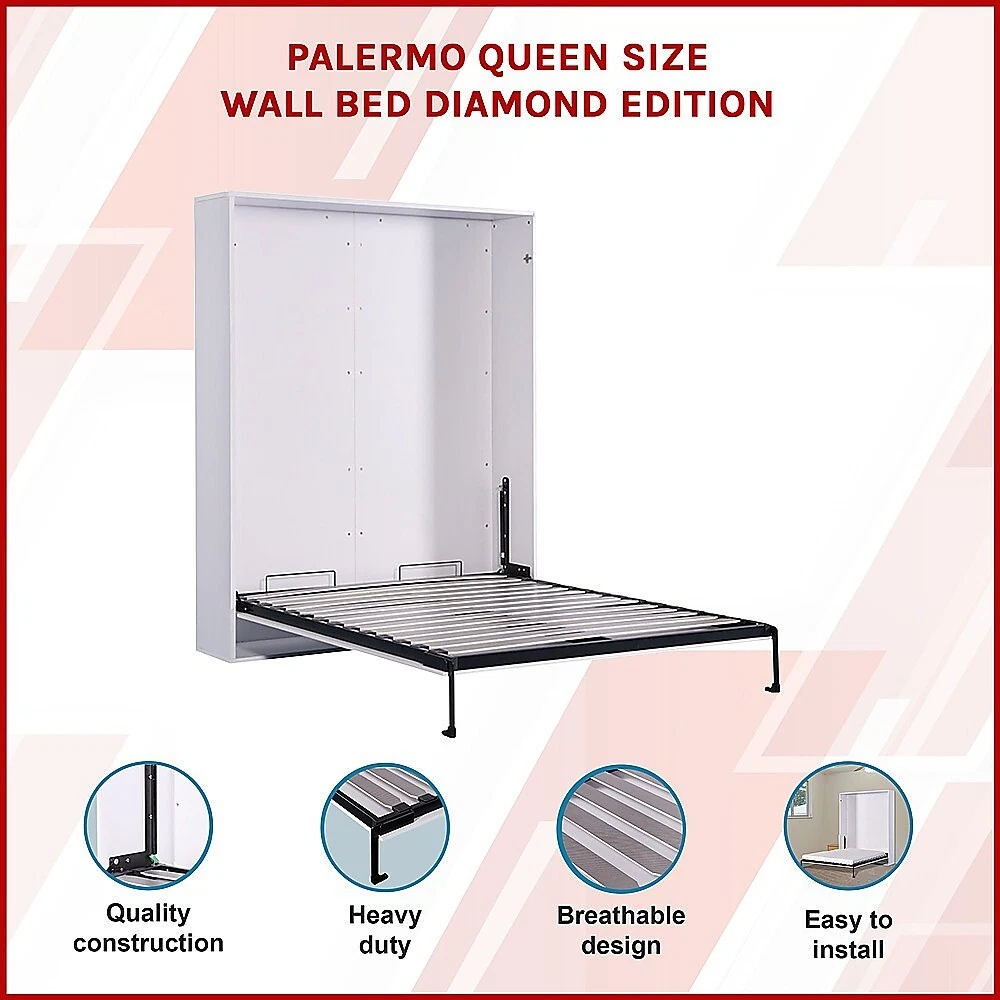 Palermo queen size wall cheap bed