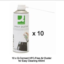 10 x Compressed Air Duster 400ml Multi purpose Cleaner Spray Can Laptop Keyboard