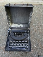 Vintage 1940s Remington Remette Black Portable Manual Typewriter RARE thumbnail