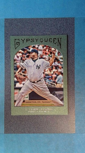 CT22) 2011 Gypsy Queen Retail Green Framed CC SABATHIA #71 New York Yankees - 第 1/2 張圖片