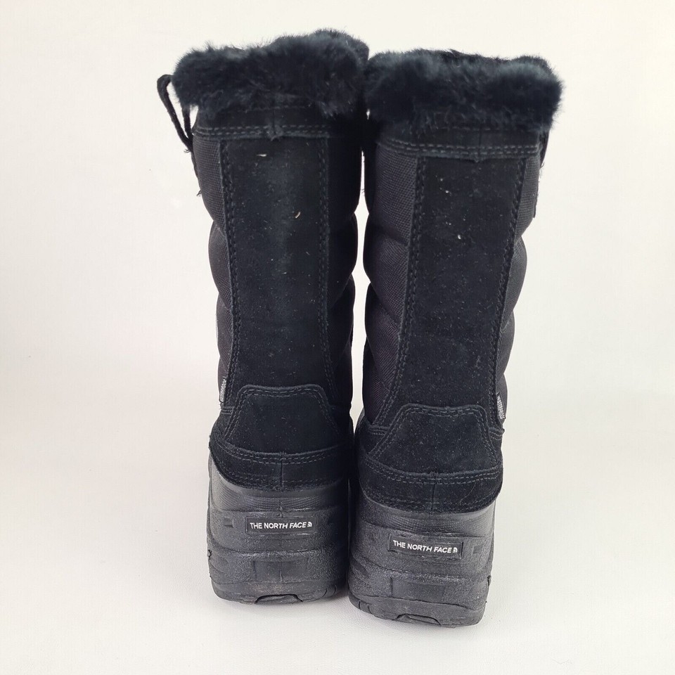 The North Face AYCT0 Shellista Lace Waterproof Faux Fur Boot SZ 6 Y = 7
