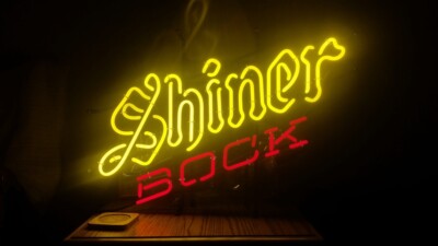 Shiner Bock Beer Texas TX 20''x16'' Neon Sign Light Lamp Bar Club Wall Decor Glass