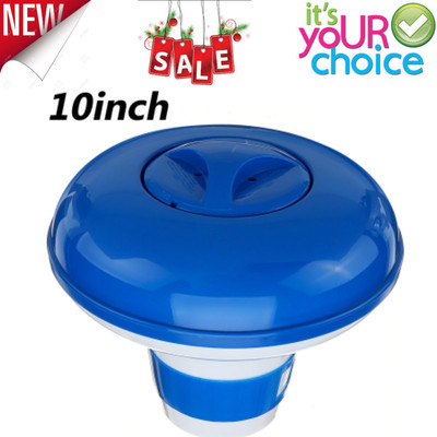 10 Tablet Floating Chlorine Dispenser Pool Chemical Feeder Tank