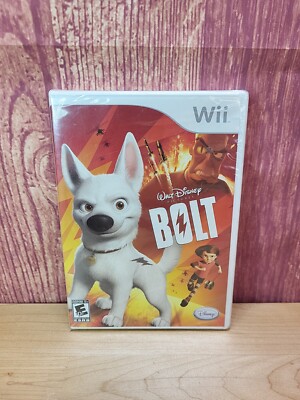 Bolt (Nintendo Wii, 2008) New Factory Sealed! Walt Disney 