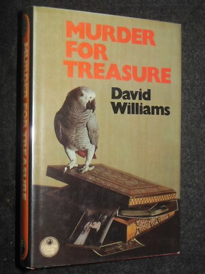 SIGNED; DAVID WILLIAMS - Murder For Treasure (1976-1st) Mark Treasure Mystery HB
