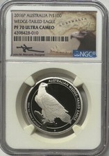 2016-P Australia 1 oz Platinum Wedge Tailed Eagle NGC PF-70 UCAM Mercanti 1850.38 per troy oz
