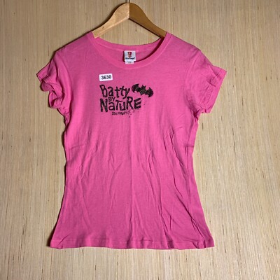 Vintage Six Flags Shirt Large Pink Short Sleeve Women's Graphic Print Y2K