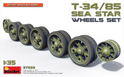 Miniart 37033  Wheels for tank T-34/85 Sea Star Set 1/35 Scale